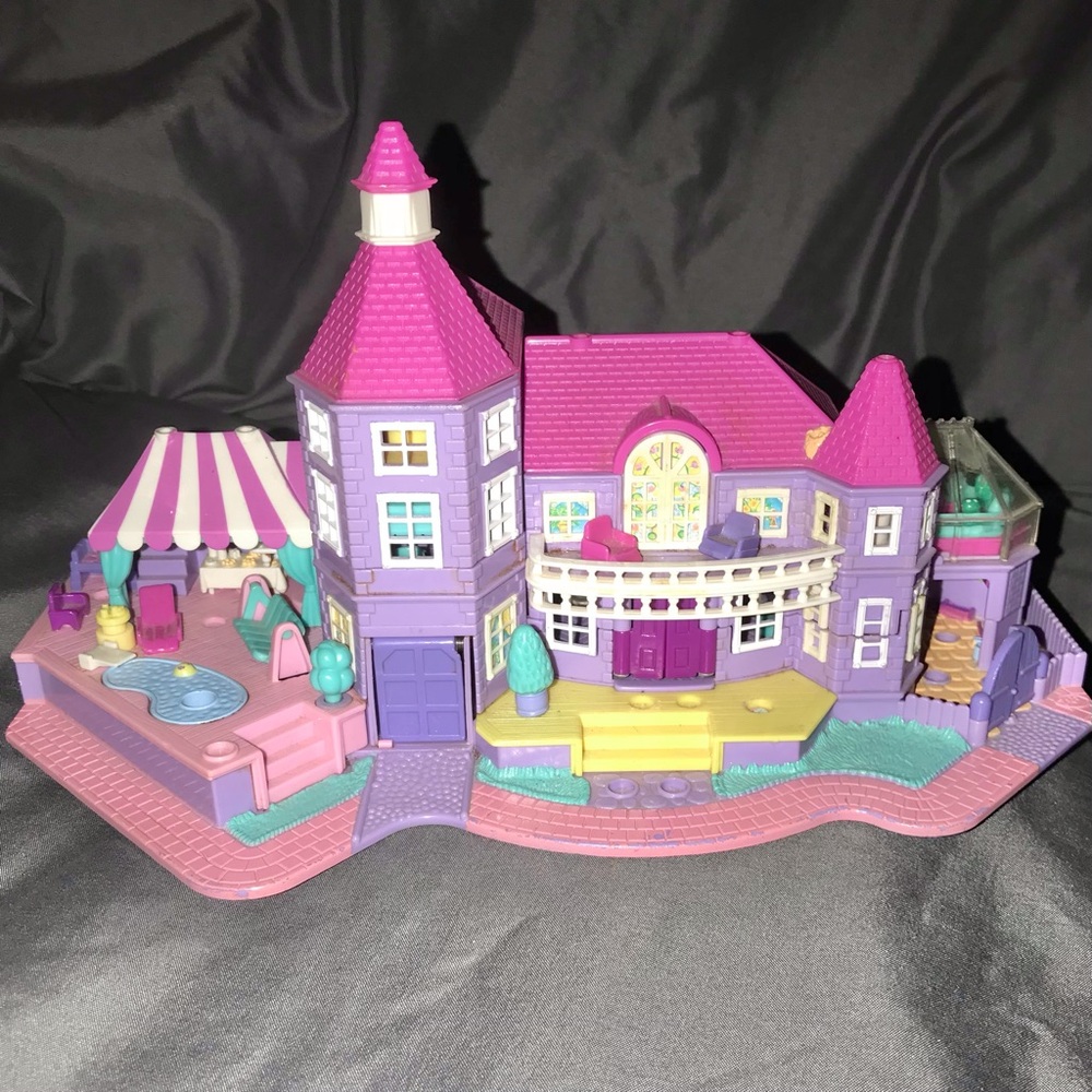 Vintage Polly pocket blue bird 1994 purple magical mansion